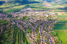 Hammelburg aus Nordosten im Bundesland Bayern, Deutschland