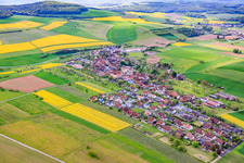 Weyersfeld von Nordwesten in Karsbach im Bundesland Bayern, Deutschland