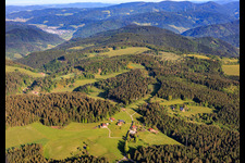 Moosenmättle mit Bergstüble und Hinterer Liefersbergerhof im Ortsteil Diesenhof in Lauterbach im Bundesland Baden-Württemberg, Deutschland