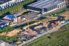 Erweiterung des Industriegebiet interpark Im Niedersand in Offenbach an der Queich im Bundesland Rheinland-Pfalz, Deutschland
