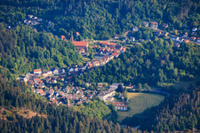 Schiltach aus Süden im Bundesland Baden-Württemberg, Deutschland