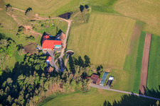 Schwarzwaldhöfe im Ortsteil Fohrenbühl in Hornberg im Bundesland Baden-Württemberg, Deutschland