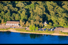 Gasthaus Rheinblick im Ortsteil Leopoldshafen in Eggenstein-Leopoldshafen im Bundesland Baden-Württemberg, Deutschland