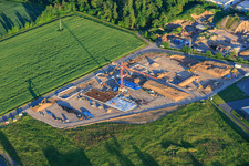 Baugebiet des neuen Campus von X2E für Verwaltungs- und Produktionsgebäude in Rohrbach im Bundesland Rheinland-Pfalz, Deutschland