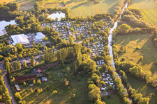 Camping-Resort Rülzheim im Bundesland Rheinland-Pfalz, Deutschland
