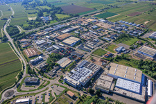 Industriegebiet In den Seewiesen, Industriering mit Biffar GmbH & Co. KG in Edenkoben im Bundesland Rheinland-Pfalz, Deutschland