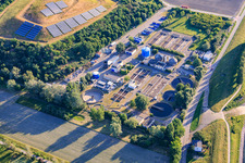 Kläranlage Speyer im Ortsteil Ludwigshof im Bundesland Rheinland-Pfalz, Deutschland