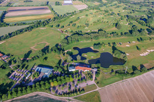 Golfpark Kurpfalz von Osten in Limburgerhof im Bundesland Rheinland-Pfalz, Deutschland