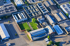 Alte Schildkrötfabrik aus Norden im Ortsteil Neckarau in Mannheim im Bundesland Baden-Württemberg, Deutschland