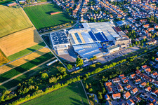Baustelle zum Bau des neuen Verwaltungsgebäudes der Kardex Remstar in Bellheim im Bundesland Rheinland-Pfalz, Deutschland