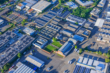 Alte Schildkrötfabrik aus Norden im Ortsteil Neckarau in Mannheim im Bundesland Baden-Württemberg, Deutschland