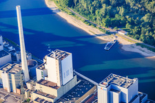 Fähre zwischen Neckarau und Altrip der Rheinfähre Altrip GmbH in Mannheim im Bundesland Baden-Württemberg, Deutschland