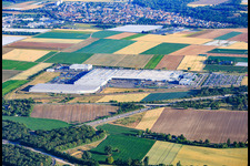 Maschninenbaufabrik Joseph Vögele AG aus Süden im Ortsteil Rheingönheim in Ludwigshafen im Bundesland Rheinland-Pfalz, Deutschland