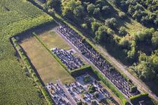 Friedhof mit jüdischem Gräberfeld in Soultz-sous-Forêts im Bundesland Bas-Rhin, Frankreich