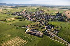 Aschbach von Süden im Bundesland Bas-Rhin, Frankreich