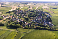 Eberbach-Seltz aus Süden im Bundesland Bas-Rhin, Frankreich