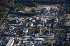 Karlsruhe Institut für Technologie - Campus Nord mit Institute of Nanotechnology im Ortsteil Leopoldshafen in Eggenstein-Leopoldshafen im Bundesland Baden-Württemberg, Deutschland