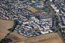 Neubaugebiet Konstanzer Straße Freiburger Straße im Ortsteil Hochstetten in Linkenheim-Hochstetten im Bundesland Baden-Württemberg, Deutschland