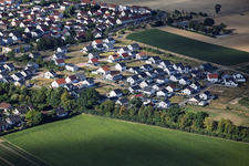 Neubaugebiet K2 aus Nordosten in Kandel im Bundesland Rheinland-Pfalz, Deutschland