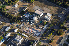 Karlsruhe Institut für Technologie - Campus Nord mit Mehrzweckforschungsreaktor Karlsruhe im Ortsteil Leopoldshafen in Eggenstein-Leopoldshafen im Bundesland Baden-Württemberg, Deutschland