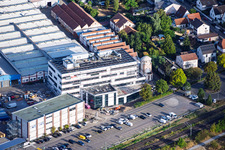 Baustelle zum Bau des neuen Verwaltungsgebäudes der Kardex Remstar in Bellheim im Bundesland Rheinland-Pfalz, Deutschland