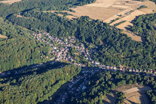 Niedersimten von Osten in Pirmasens im Bundesland Rheinland-Pfalz, Deutschland
