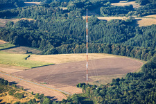 Mast des Sender Kettrichhof vom Südwestrundfunks für UKW, DAB und DVB-T in Lemberg im Bundesland Rheinland-Pfalz, Deutschland