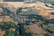 Volmunster von Osten im Bundesland Moselle, Frankreich