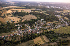 Blies-Ébersing von Nordwesten im Bundesland Moselle, Frankreich