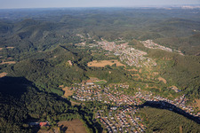 Erfweiler von Nordosten im Bundesland Rheinland-Pfalz, Deutschland
