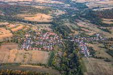 Niedergailbach von Nordwesten in Gersheim im Bundesland Saarland, Deutschland