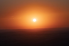 Sonnenuntergang über Saargemünd im Ortsteil Blies Nord im Bundesland Moselle, Frankreich