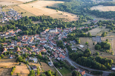 Volmunster von Südwesten im Bundesland Moselle, Frankreich