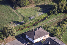 Landrat-Pfeifer-Straße mit Richerbach im Ortsteil Sickenhofen in Babenhausen im Bundesland Hessen, Deutschland