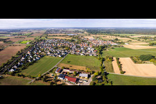Sickenhofen von Osten in Babenhausen im Bundesland Hessen, Deutschland
