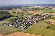 Harpertshausen von Nordosten in Babenhausen im Bundesland Hessen, Deutschland