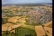 Großostheim aus Süden im Bundesland Bayern, Deutschland