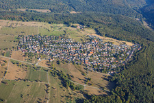 Burbach von Süden in Marxzell im Bundesland Baden-Württemberg, Deutschland