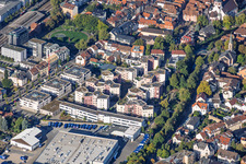 Wohnquartier am Samuel-Vogel-Weg in Ettlingen im Bundesland Baden-Württemberg, Deutschland