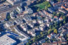 Wohnquartier am Samuel-Vogel-Weg in Ettlingen im Bundesland Baden-Württemberg, Deutschland