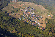 Burbach von Osten in Marxzell im Bundesland Baden-Württemberg, Deutschland