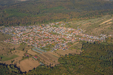 Spessart von Südosten in Ettlingen im Bundesland Baden-Württemberg, Deutschland