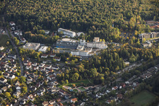 SRH Klinikum Karslbad-Langensteinbach aus Nordwesten in Karlsbad im Bundesland Baden-Württemberg, Deutschland