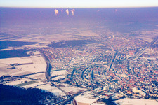 Luftaufnahme von Oftersheim im Bundesland Baden-Württemberg, Deutschland