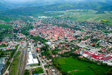 Wissembourg von Westen im Bundesland Bas-Rhin, Frankreich