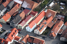 Schrägluftbild von Kandel, Rheinstr im Bundesland Rheinland-Pfalz, Deutschland