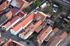 Kandel, Rheinstr im Bundesland Rheinland-Pfalz, Deutschland von oben