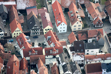 Kandel, Rheinstr im Bundesland Rheinland-Pfalz, Deutschland aus der Luft