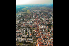 Stadt von Osten in Kandel im Bundesland Rheinland-Pfalz, Deutschland