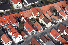 Drohnenaufname von Kandel, Rheinstr im Bundesland Rheinland-Pfalz, Deutschland